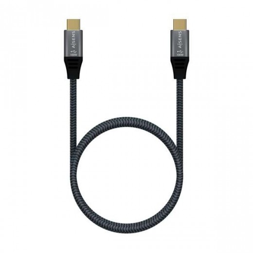 Aisens Cable USB 3.2 Gen2x2 Aluminio 20Gbps 8K@30Hz 5A 100W E-Mark