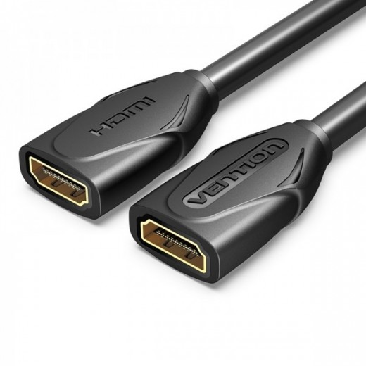 Vention Cable Alargador HDMI Hembra a HDMI Hembra 4K 2.0 - 0.50m - Color Negro