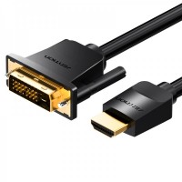 Vention Conversor DVI-D Macho a HDMI Macho - 1.5m - Color Negro