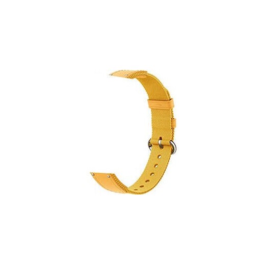 Xiaomi Braided Strap Correa para Pulsera de Actividad Mi Smart Band 8 - Fabricada en Nylon y Cuero - Color Amarillo