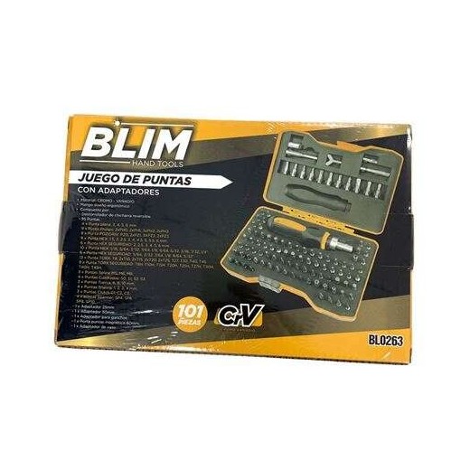 Blim Juego Puntas 101pcs con Adaptadores