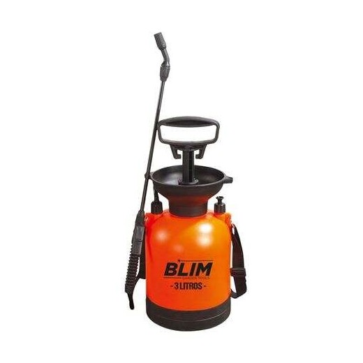 Blim Sulfatadora/Pulverizador de Mano 3L - Bomba con Presion hasta 3 bar - Boquilla Regulable - Correa para Colgar al Hombro