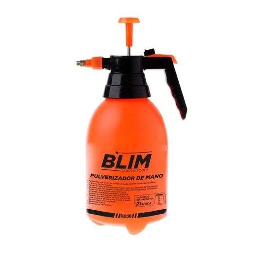 Blim Pulverizador de Mano 2L - Boquilla de Laton - Uso con Agua y/o Fitosanitarios - Gatillo con Bloqueo