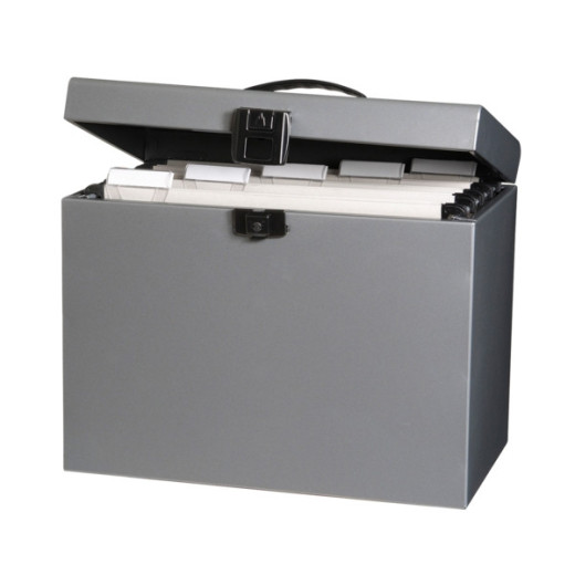 Oxford Class N' Go Classic Maletin de Metal para Carpetas Colgantes A4 - Resistente y Duradero - 220x295x370mm - Ideal para Organizar Documentos - Practico y Funcional