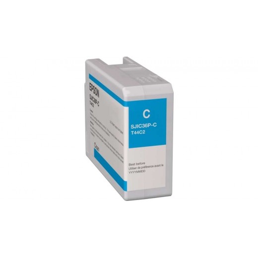 Epson SJIC36P Cyan Cartucho de Tinta Original - C13T44C240/SJIC36P(C)