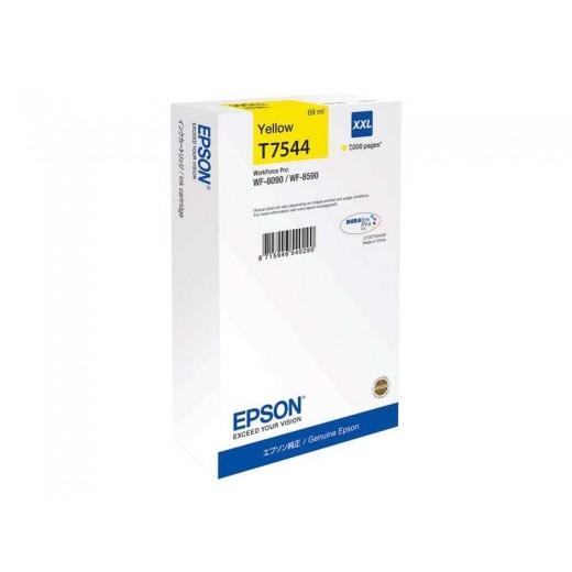 Epson T7544 Amarillo Cartucho de Tinta Original - C13T754440/C13T75444N