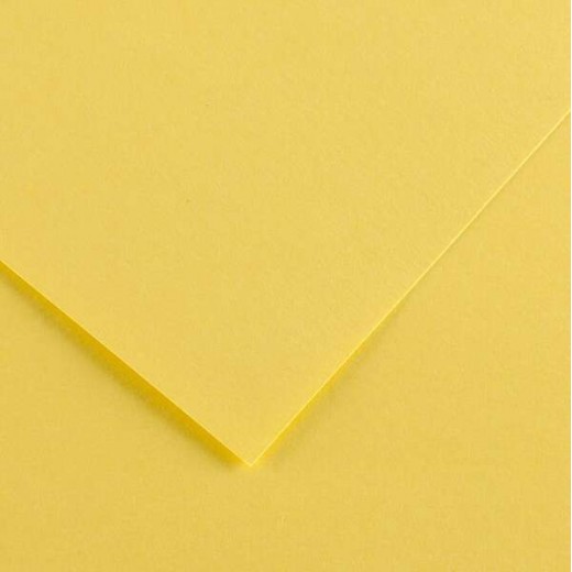 Canson Guarro Pack de 25 Cartulinas Iris de 185g - 50x65cm - Color Amarillo Limon