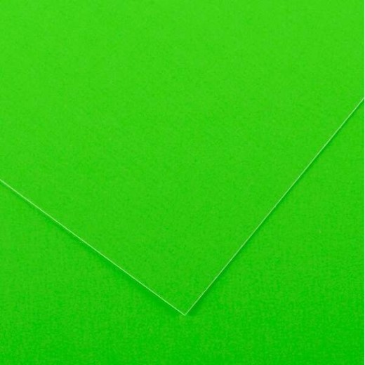 Canson Guarro Pack de 25 Cartulinas Iris de 185g - 50x65cm - Color Verde Fluo