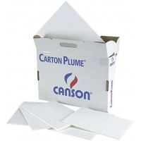 Canson Pack de 28 Paneles de Carton Pluma - 29.7x42cm - 3mm - Color Blanco