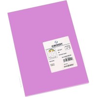 Canson Guarro Pack de 50 Cartulinas Iris A4 de 185g - 21x29.7cm - Color Malva