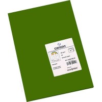 Canson Guarro Pack de 50 Cartulinas Iris A4 de 185g - 21x29.7cm - Color Verde Safari