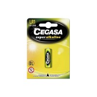 Cegasa Super Alkaline LR1 Pack de 1 Pila LR1 1.5V - Alta Tecnologia - Fiabilidad - Elevado Rendimiento - Maximas Prestaciones