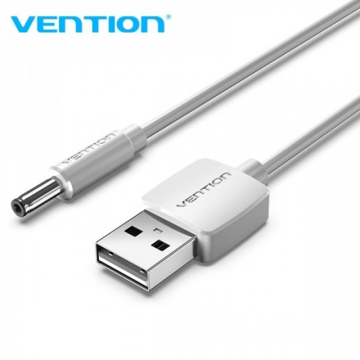 Vention Cable Conversor USB Macho a DC 3.5mm Macho - 1.5m - Color Blanco