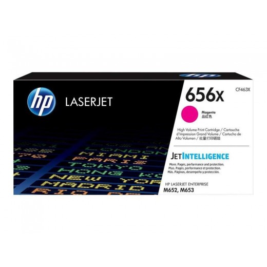 HP CF463X Magenta Cartucho de Toner Original - 656X