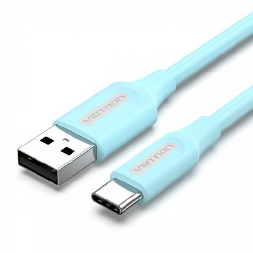 Vention Cable USB-A Macho a USB-C Macho - 1m - 3A 60W 480Mbps - Color Azul