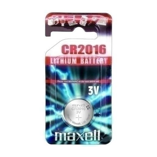 Maxell Pack de 1 Pila Litio de Boton CR2016 3V