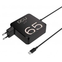 DCU Tecnologic Cargador USB-C 65W Cable Largo - Carga Rapida y Eficiente - Color Negro