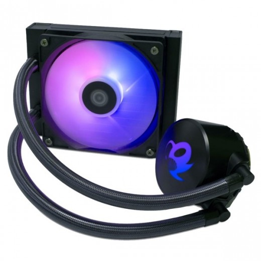 DeepGaming DeepRunny Kit de Refrigeracion Liquida - Ventilador de 120mm - Iluminacion ARGB - Compatibilidad con Intel y AMD