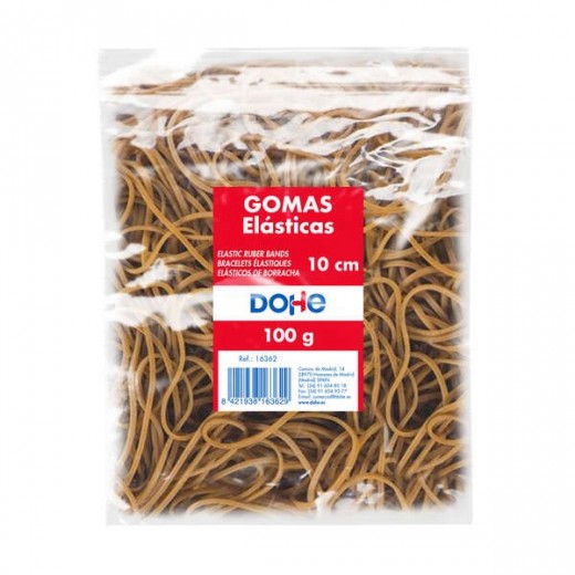 Dohe Gomas de Latex - Longitud 10cm - Gran Resistencia y Elasticidad - Bolsa de 100gr