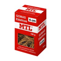 Dohe Goma de Borrar Resistente - 6cm de Longitud - Fabricada en Latex de Gran Elasticidad - Caja de 100gr