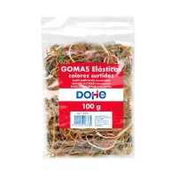 Dohe Gomas de Latex - 100gr - Gran Resistencia y Elasticidad - Surtido de Colores