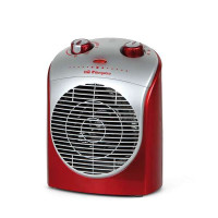 Orbegozo FH 5026 Calefactor Confort Rojo - Potencia de 2200W - Proteccion contra Sobrecalentamiento - Funcion de Oscilacion de 90° - Control Ajustable de Temperatura - Seguridad Antivuelco