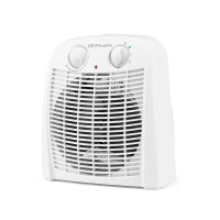 Orbegozo FH 7000 Calefactor Baño IP-21 - Potencia 2000W - 2 Niveles Calefaccion - Modo Ventilador - Termostato Ajustable - Seguridad Sobrecalentamiento