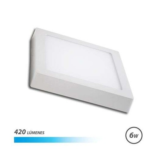 Elbat Downlight Cuadrado Sobre Pared LED 6W Luz Fria