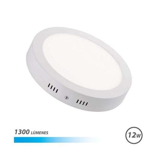 Elbat Downlight Circular Sobre Pared LED 12W 1300lm Luz Fria