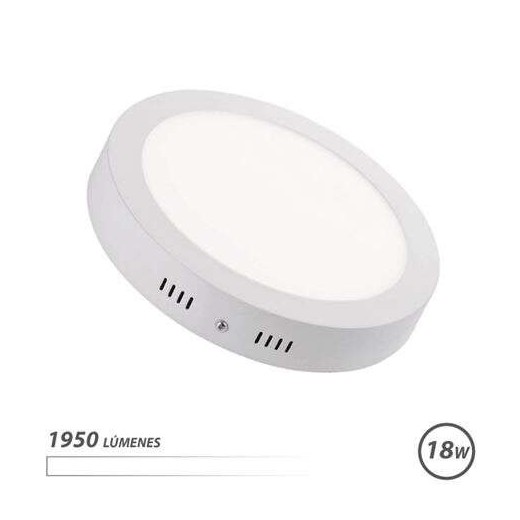 Elbat Downlight Circular Sobre Pared LED - 18W - 1950lm - Luz Blanca