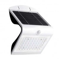 Elbat Aplique LED Solar - 4W - 500lm - Doble Iluminacion - Color Blanco