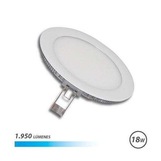 Elbat Downlight Empotrar Ultraplano LED - Luz Fria 18W 1950LM - Diseño de Bajo Perfil - Blanco Frio