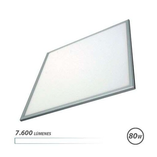 Elbat Panel LED 60x60 80W 7600LM - Luz Blanca - Alto Brillo - Ahorro de Energia - Facil Instalacion