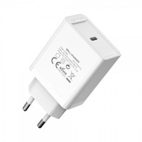 Vention Cargador de Pared USB-C 3A PD30W - Carga Rapida - Color Blanco