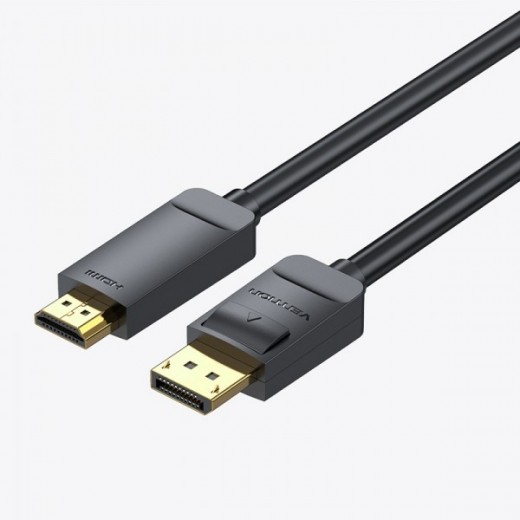 Vention Conversor DisplayPort Macho a HDMI Macho 4K - 1.5m - Color Negro