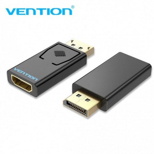 Vention Adaptador Displayport Macho a HDMI Hembra - Color Negro