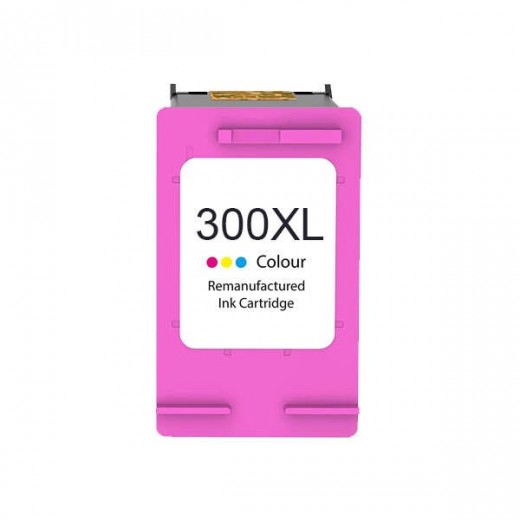 HP 300XL Color Cartucho de Tinta Remanufacturado - Reemplaza CC644EE/CC643EE