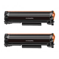 HP CF244A Negro Pack de 2 Cartuchos de Toner Genericos - Reemplaza 44A