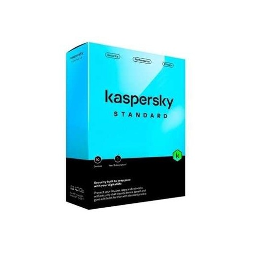 Kaspersky Standard Antivirus - 10 Dispositivos - Servicio 1 Año