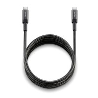 NGS Cable 2.0 USB-C Macho a USB-A Macho - Carga Ultrarapida hasta 100W - Longitud 3m - Color Negro