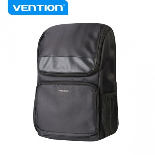 Vention Mochila Impermeable para Portatil - Tejido Oxford - Compartimento 15.6" - Capacidad 19L - Color Negro