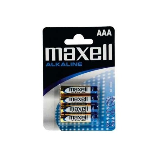 Maxell Pack de 4 Pilas Alcalinas LR03 AAA 1.5V