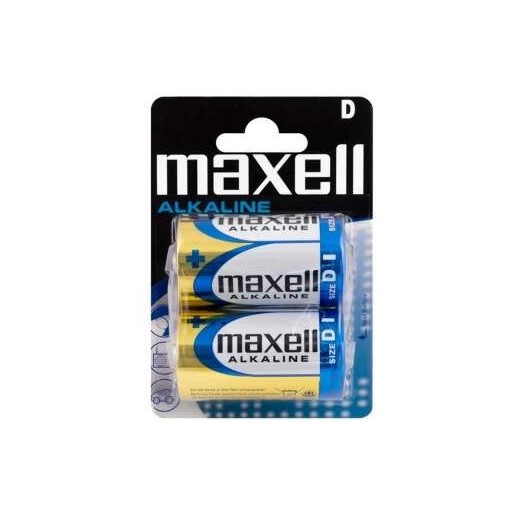 Maxell Pack de 2 Pilas Alcalinas LR20 D