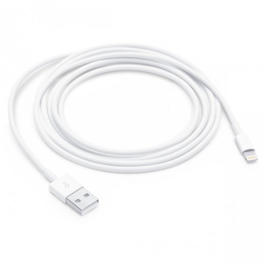 Apple Cable Lightning a USB-A - Longitud 2m - Color Blanco