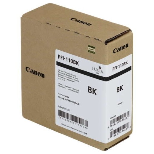 Canon PFI110 Negro Cartucho de Tinta Original - 2364C001