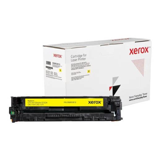 Xerox Everyday HP CB542A/CE322A/CF212A Amarillo Cartucho de Toner Generico - Reemplaza 125A/128A/131A