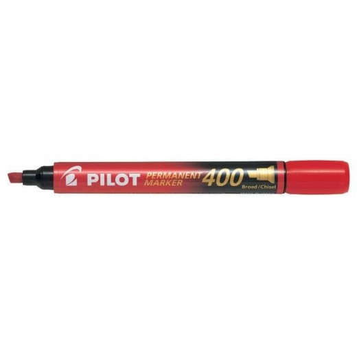 Pilot Rotulador Permanente 400 - Punta Biselada 4