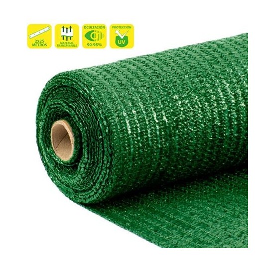 Sungarden Malla de Sombreo 2x25m - Color Verde