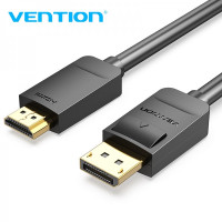 Vention Cable Conversor Displayport Macho a HDMI Macho - 2m - Color Negro