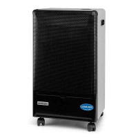 Orbegozo Estufa Llama Azul HBF 90 - Potencia Maxima 4200W - Clase Energetica A - Cobertura Amplia - Segura y Practica - Transportable - Triple Sistema de Seguridad